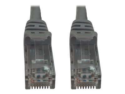 Eaton Tripp Lite Series Cat6a 10G Snagless Molded UTP Ethernet Cable (RJ45 M/M), PoE, Gray, 20 ft. (6.1 m)