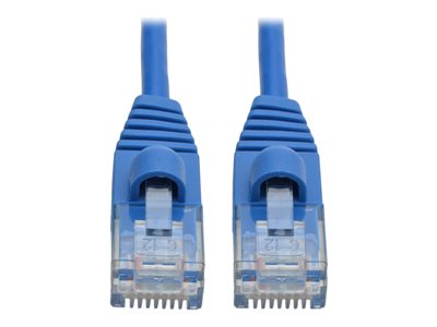 Tripp Lite Cat6a 10G Snagless Molded Slim UTP Network Patch Cable (RJ45 M/M), Blue, 6 ft.