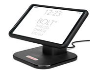 CELLAIRIS BOLT Showcase Grip - Back cover for tablet - magnetic, charging, antibacterial - black - with charging stand - for Samsung Galaxy Tab A7 Lite