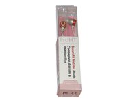 Inland SecureFit Metallic iBuds Earphones in-ear wired 3.5 mm jack red