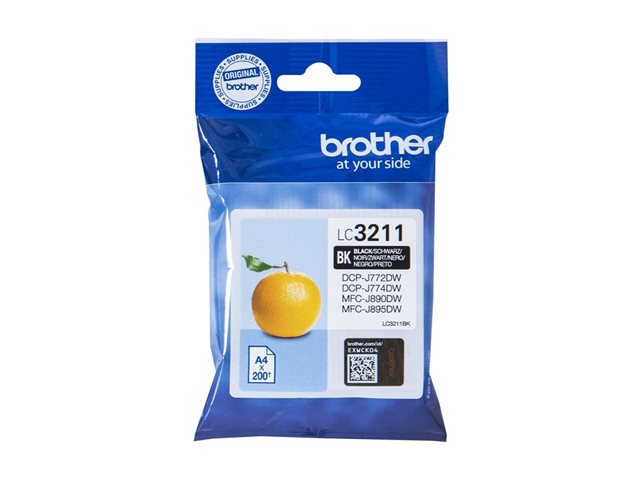 Brother LC3211BK - noir - original - cartouche d\'encre