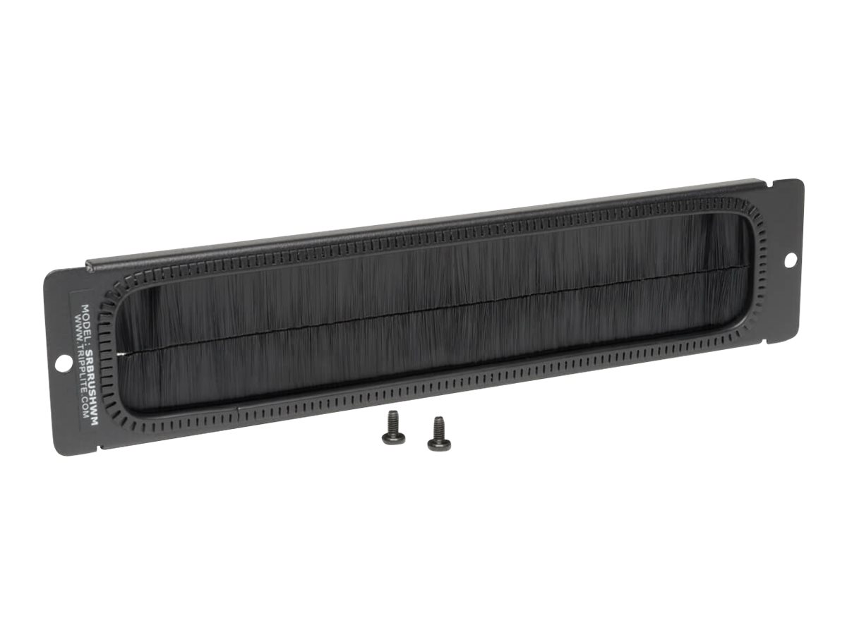 Eaton Tripp Lite Series Brush Strip Plate for Wallmount Rack Enclosure Server Cabinet