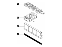 Lenovo - Server EDSFF E1.S Gen4 backplane kit - for ThinkSystem SR645 V3 7D9C