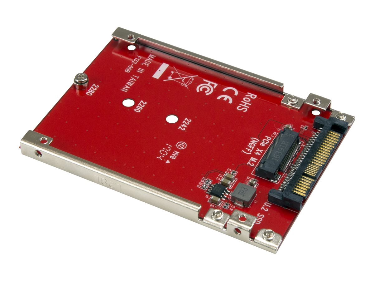 StarTech.com M.2. PCI-e NVMe to U.2 (SFF-8639) Adapter - Not Compatible with SATA Drives or SAS Controllers - For M.2 PCIe NVMe SSDs - PCIe M.2 Drive to U.2 Host Adapter - M2 SSD Converter (U2M2E125) - adaptér rozhraní - M.2 Card - U.2 – foto 3