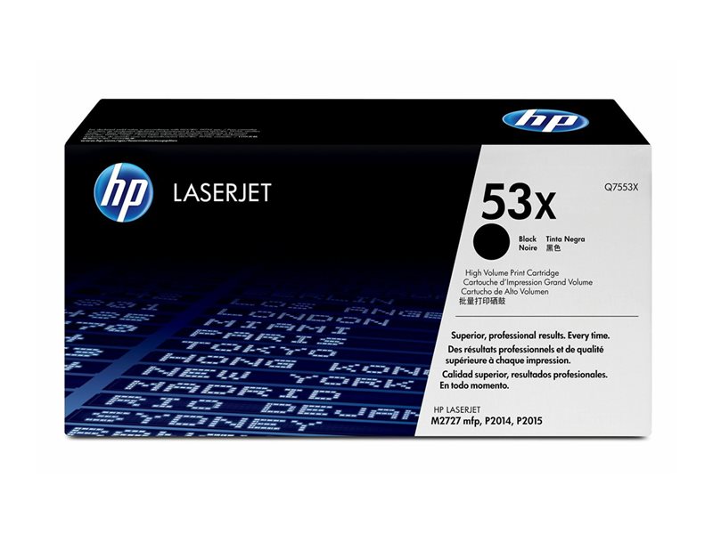 HP TONER LASERJET Q7553X NOIR P