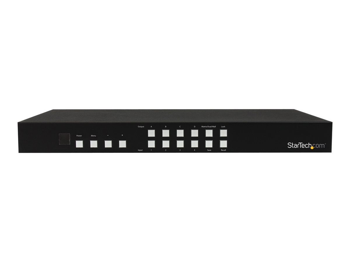 StarTech.com 4x4 HDMI Matrix Switch with Picture-and-Picture Multiviewer or Video Wall - 4x4 Matrix Switch with Video Combining (VS424HDPIP) - spínač video/audio - 4 porty – foto 2