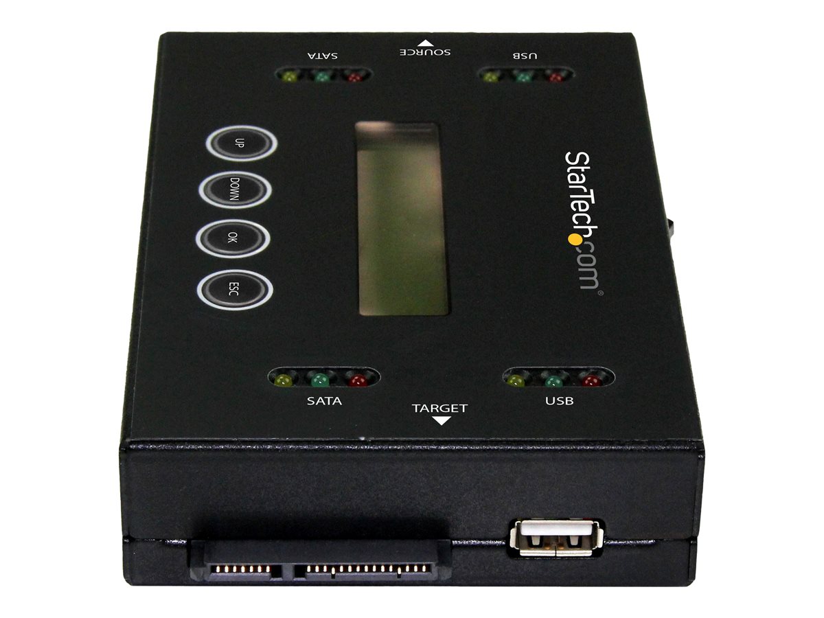 StarTech.com Drive Duplicator & Eraser for USB Flash Drives & 2.5 / 3.5" SATA SSDs/HDDs- 1:1 duplication plus cross-interface - Standalone (SU2DUPERA11) - hard drive / USB drive duplicator – foto 5