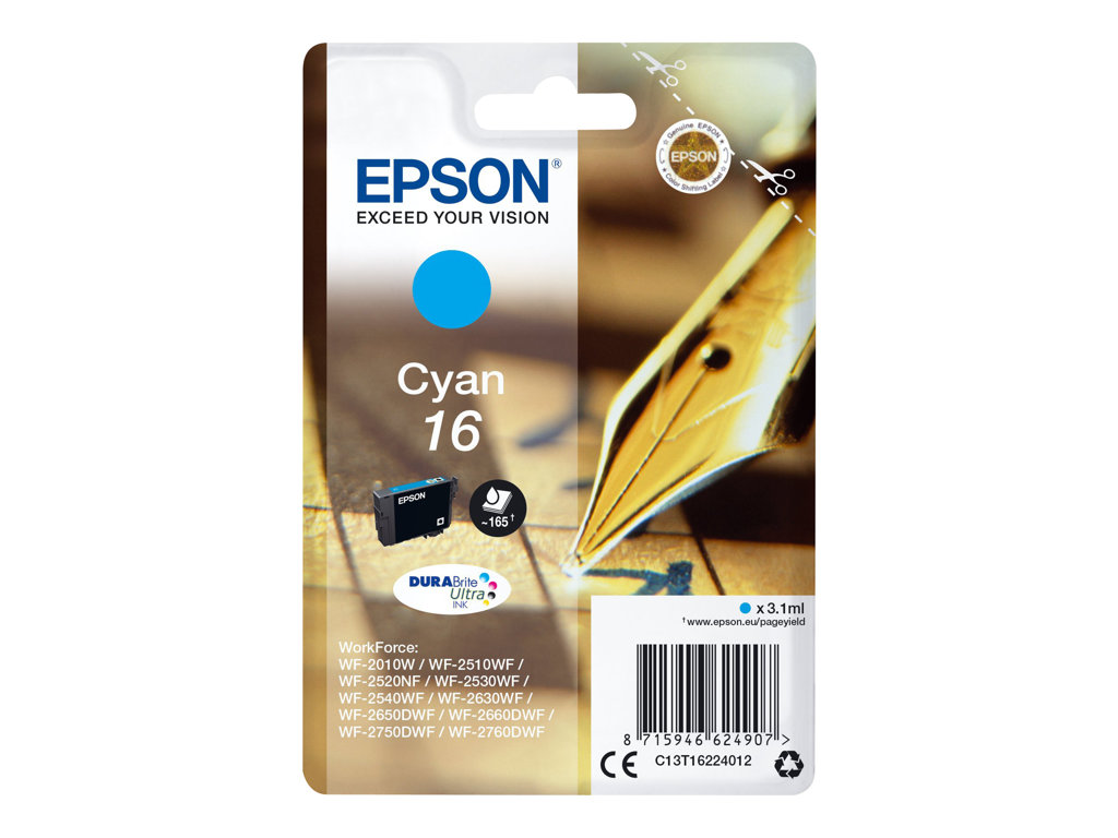 EPSON 1LB Singlepack Cyan16 w/s