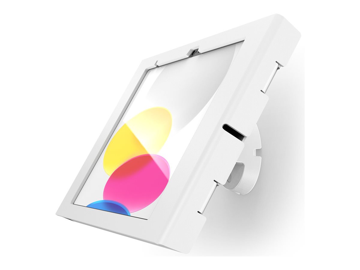 Compulocks iPad 10th-11th (A16) Gen Swell Enclosure Bow Tilting Wall Mount White