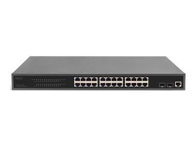 DIGITUS Switch 24 Port L2 Managed Gigabit Ethernet PoE