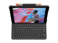 Logitech Slim Folio Tastatur og folio-kasse Saks Trådløs UK