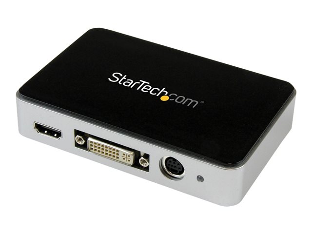 Image of StarTech.com HDMI Video Capture Device - 1080p - 60fps Game Capture Card - USB Video Recorder - with HDMI DVI VGA (USB3HDCAP) - video capture adapter - USB 3.0