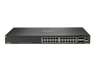 HPE Aruba Networking CX 6200F 24G Class 4 PoE 4SFP 370W Switch