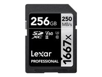 Lexar Professional SDXC UHS-II Memory Card 256GB 250MB/s