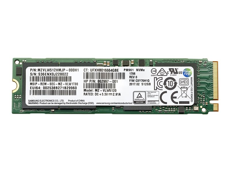 HP SSD 512Go PCIe NVME TLC