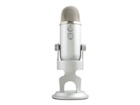 Blue Microphones Yeti Mikrofon Kabling 4.5mV/Pascal Cardioid/fler-retning/2-retning/stereo (skiftbar) Sølv