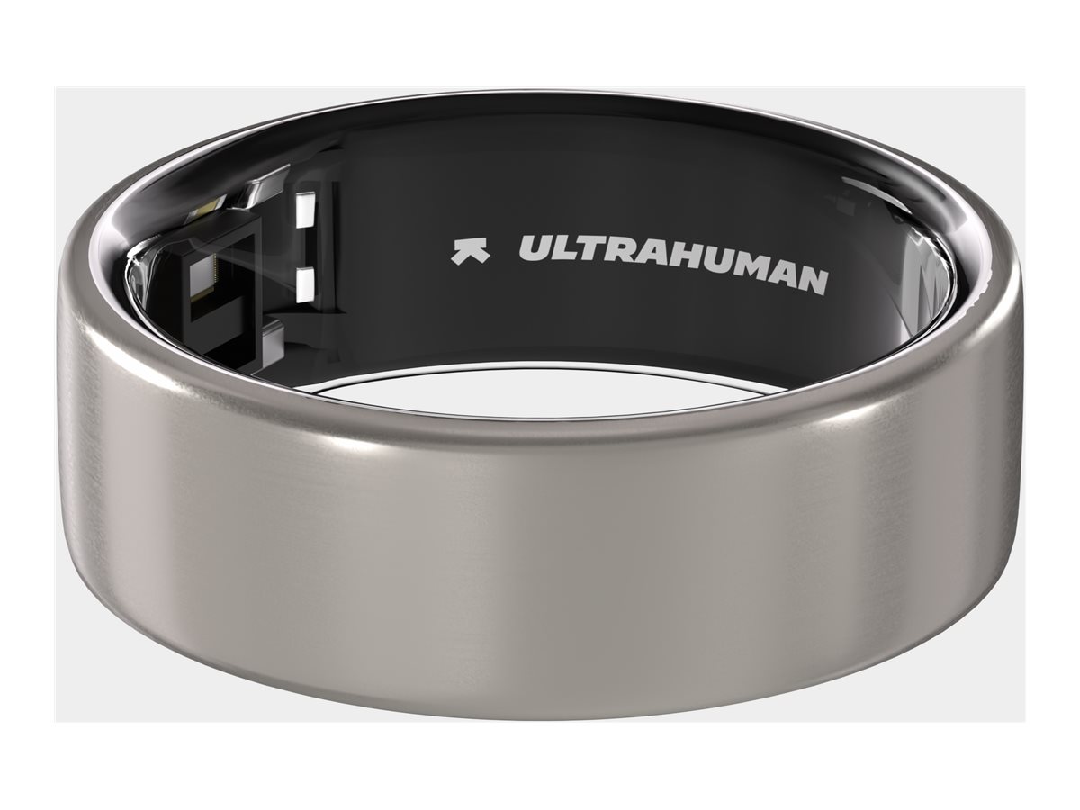 Ultrahuman Ring AIR Smart Ring - Size 13 - Raw Titanium
