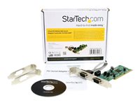 Startech 2 Port PCI RS422/485 Serial Adapter Card with 161050 UART - Serial adapter - PCI-X - RS-422/485 x 2 - PCI2S4851050 -
