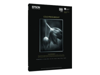 Epson Fine Art Cold Press Bright - Cotton - smooth - 21 mil - Super B (13 in x 19 in) - 340 g/m² - 25 sheet(s) rag paper - for SureColor P5000, P706, P800, SC-P10000, P20000, P405, P5000, P7500