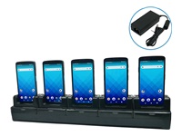 Unitech - Support de charge de portable / adaptateur secteur - PSU uniquement - connecteurs de sortie : 5 