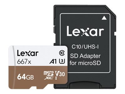 Lexar Professional - Flash memory card (SD adapter included)
