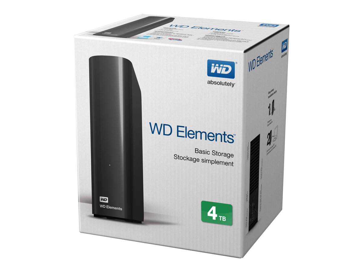 WD Elements Desktop WDBWLG0040HBK - pevný disk - 4 TB - USB 3.0 – foto 7