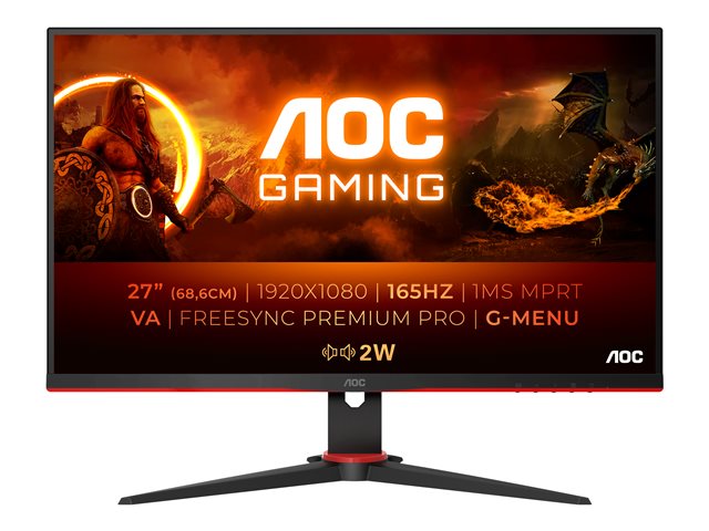 Aoc Gaming 27g2sae Bk Led Monitor Full Hd 1080p 27