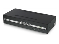 IOGEAR - Commutateur écran-clavier-souris/audio/USB - dual view DVI, secure - 4 x KVM / audio / USB 