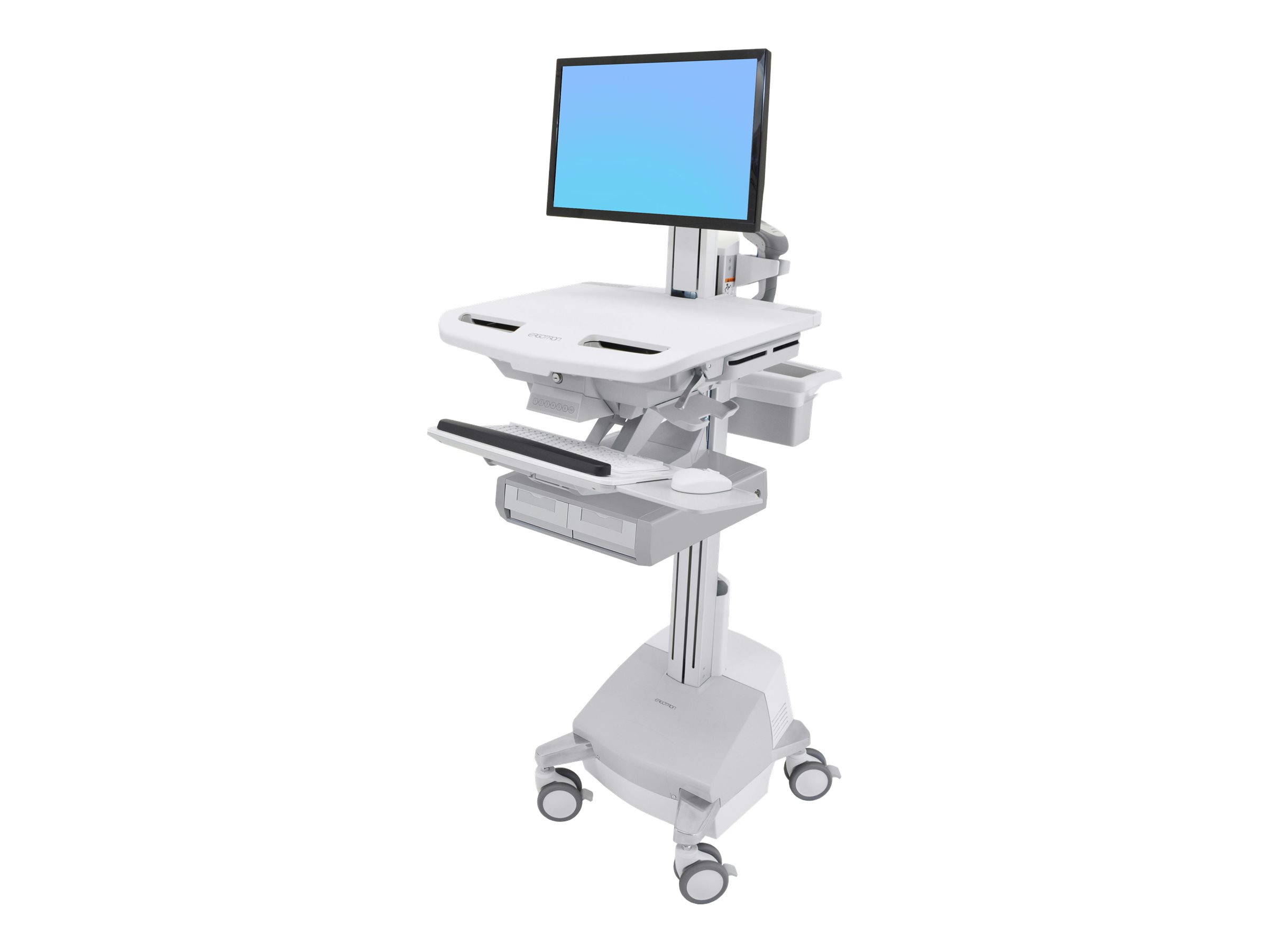 Ergotron StyleView Cart with LCD Pivot, SLA Powered, 2 Drawers