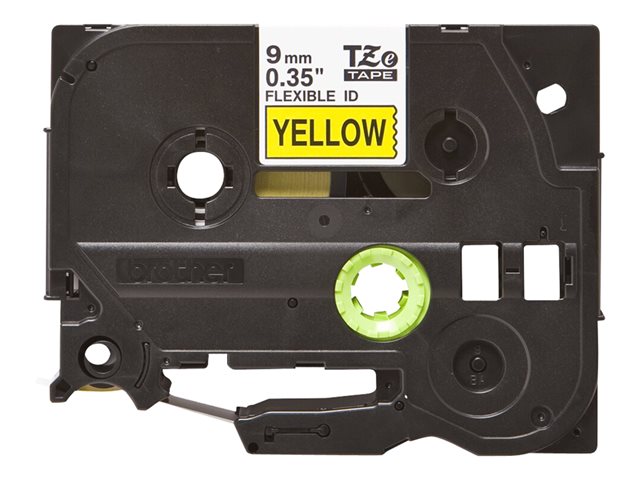 BROTHER TZEFX621 flex bk/yellow 9mm 8m