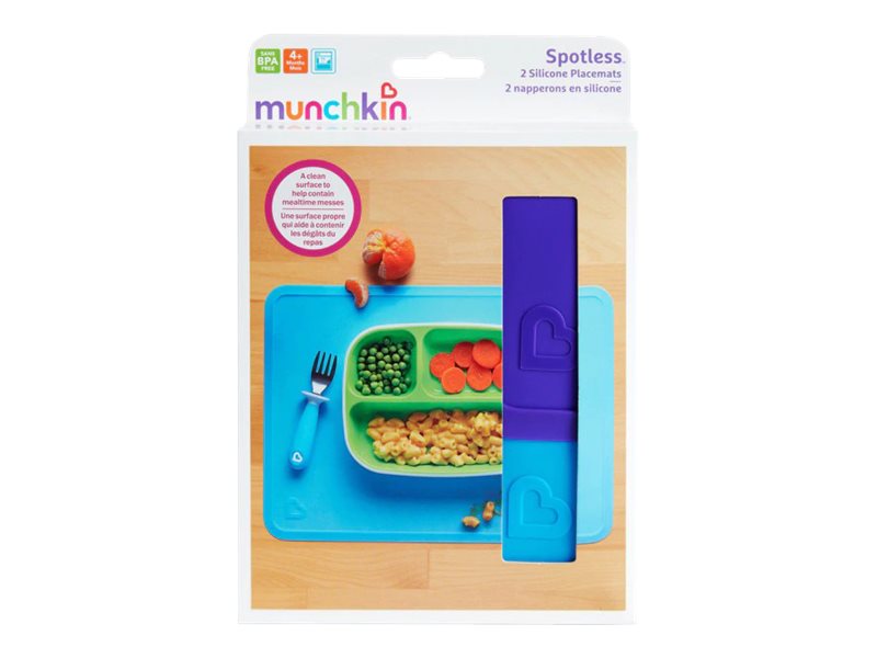 MUNCHKIN SILICONE PLACEMAT 2PK