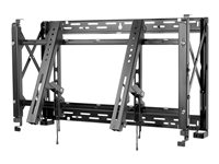 Peerless-AV SmartMount DS-VW765-LQR mounting kit - for video wall - black powder coat