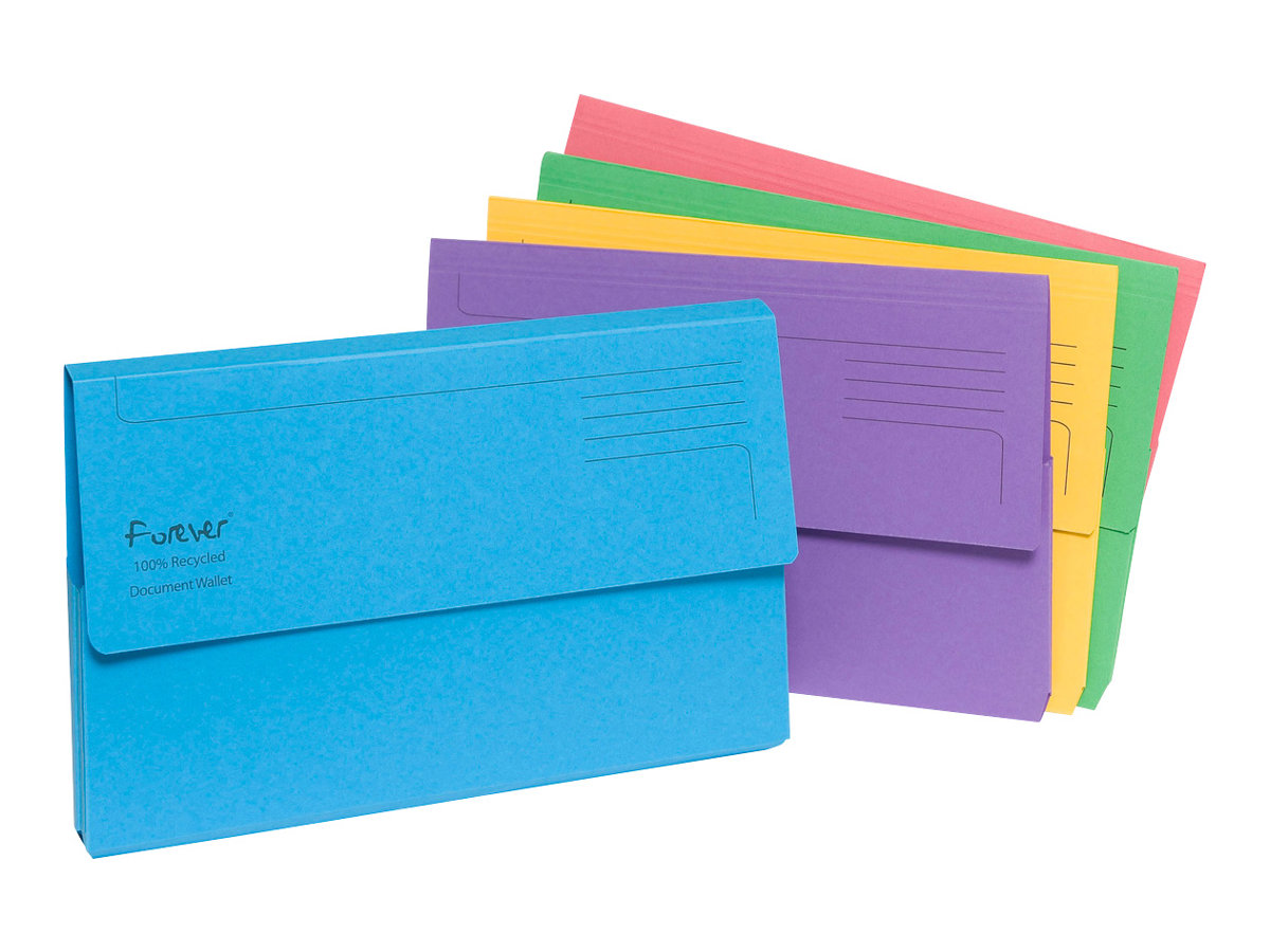 Guildhall Forever Document Wallet For Folio Capacity 180 Sheets Blue Yellow Purple Green Pink Pack Of 25 Guildhall Forever Document Wallet For Folio Capacity 180 Sheets Blue Yellow Purple Green Pink Pack Of 25