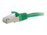 C2G 35ft Cat6 Ethernet Cable - Snagless Shielded (STP) - Green