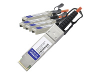 AddOn - Câble d'attache directe 40GBase - Conformité TAA - QSFP+ pour SFP+ 