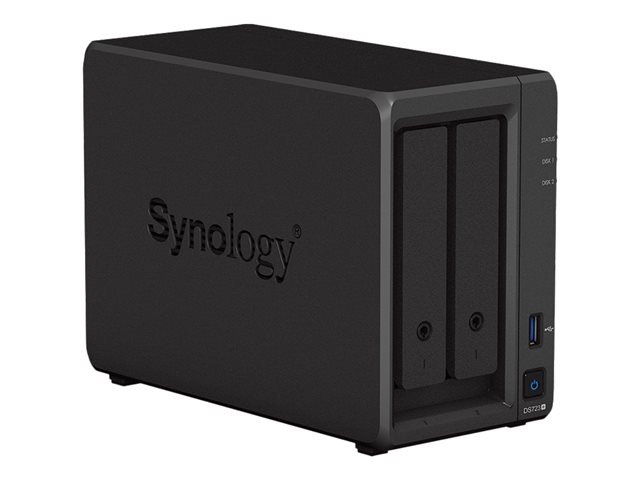 Synology Disk Station DS723+ - NAS-Server - 2 Sch?chte - RAID RAID 0, 1, JBOD - RAM 2 GB - Gigabit Ethernet