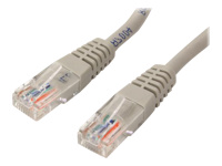StarTech.com Cat5e Ethernet Cable - 10 ft - Gray - Patch Cable - Molded Cat5e Cable - Network Cable - Ethernet Cord - Cat 5e Cable - 10ft (M45PATCH10GR)