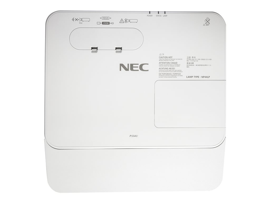 NEC P554U - LCD-Projektor - 5300 lm - WUXGA (1920 x 1200) - 16:10 - 1080p