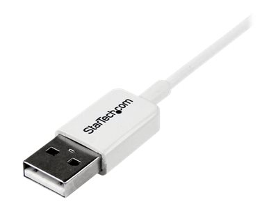 StarTech.com 2m White Micro USB Cable Cord - A to Micro B - Micro USB Charging Data Cable - USB 2.0 - 1x USB A Male, 1x USB Micro B Male (USBPAUB2MW)
