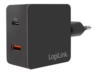 LogiLink Strømforsyningsadapter 18Watt Europlug (strøm CEE 7/16)