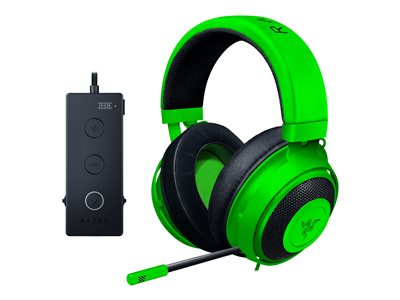 Razer Kraken Tournament Edition headset full size wired 3.5 mm jack green