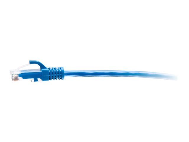 C2G 25ft (7.6m) Cat6a Snagless Unshielded (UTP) Slim Ethernet Network Patch Cable - Blue - patch kabel - 7.6 m - modrá – foto 3