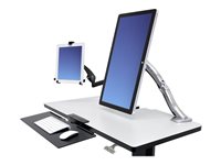 Tischmontierter Neo-Flex® Tablet-Arm / LCD-Größe: <10" / Belastbarkeit: 1,1kg / Neigung 180° / Schwenkung 360° / Anhebung 20cm