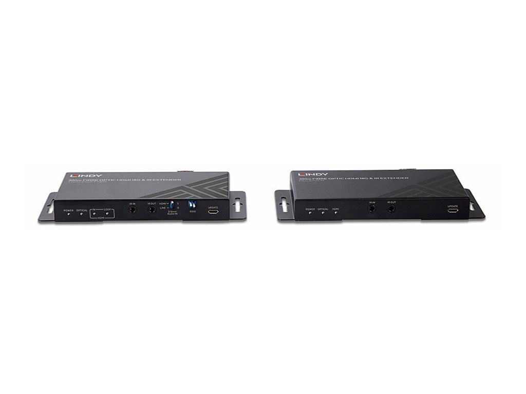 Kit Extender Fibre Optique HDMI 4K60, IR, RS232 & Audio, 300m/1000m