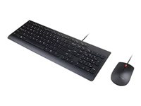 Lenovo Essential Wired Combo - keyboard and mouse set - UK