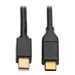 Eaton Tripp Lite Series USB 3.1 Gen 1 USB-C to Mini DisplayPort 4K Adapter Cable (M/M), Thunderbolt 3 Compatible, 3840 x 2160 (4K x 2K) @ 60 Hz, USB C, USB Type C, USB Type-C,6 ft.