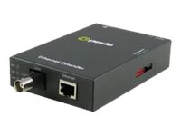 Perle Gigabit Ethernet Extender Kit eX-KIT11-S1110-BNC - network extender - 10Mb LAN, 100Mb LAN, GigE, Ethernet over VD…