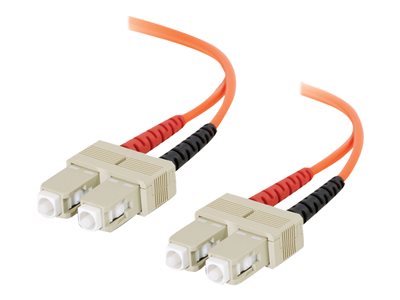 C2G 4m SC-SC 62.5/125 OM1 Duplex Multimode PVC Fiber Optic Cable
