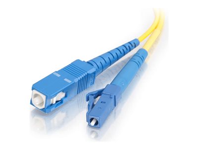 C2G 5m LC-SC 9/125 Simplex Single Mode OS2 Fiber Cable