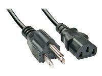 Lindy - power cable - NEMA 5-15P to power IEC 60320 C13 - 2 m